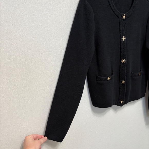 J. Crew Factory Black Cardigan Sweater - Picture 5 of 7